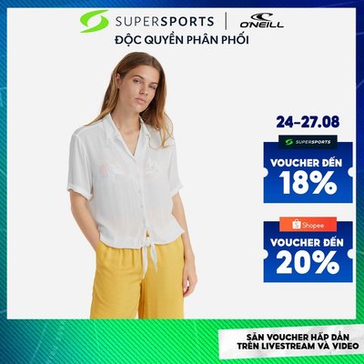 Áo Sơ Mi Tay Ngắn Nữ O'Neill Cali Beach - Trắng  - 1200012-11010
