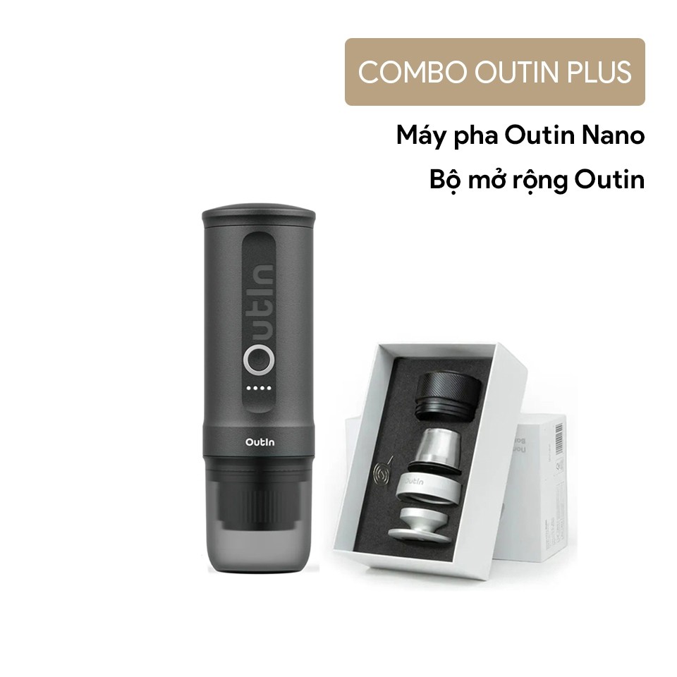 ✨ Combo Outin Plus và Combo Outin Pro | Máy pha Outin, Bộ mở rộng Outin, Cối xay cà phê Timemore C3E
