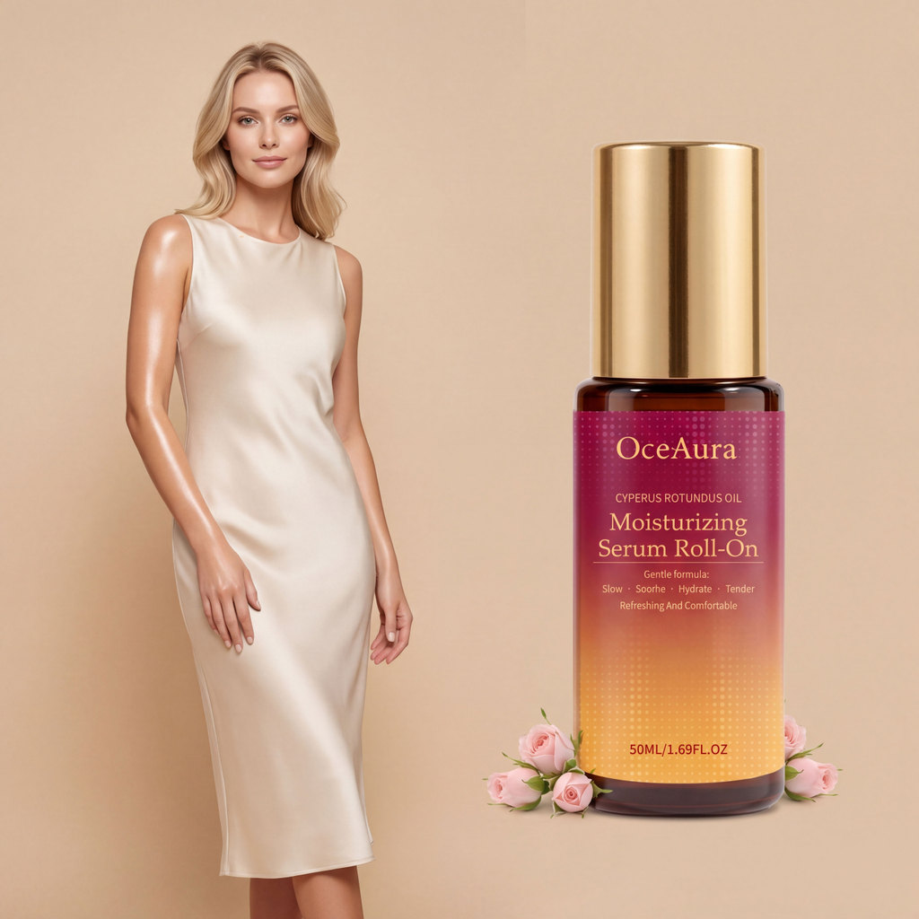 Lăn tóc Glycerol dưỡng ẩm sâu nuôi dưỡng da hỗ trợ tẩy lông Ball essential oil OceAura thấm nhanh kh