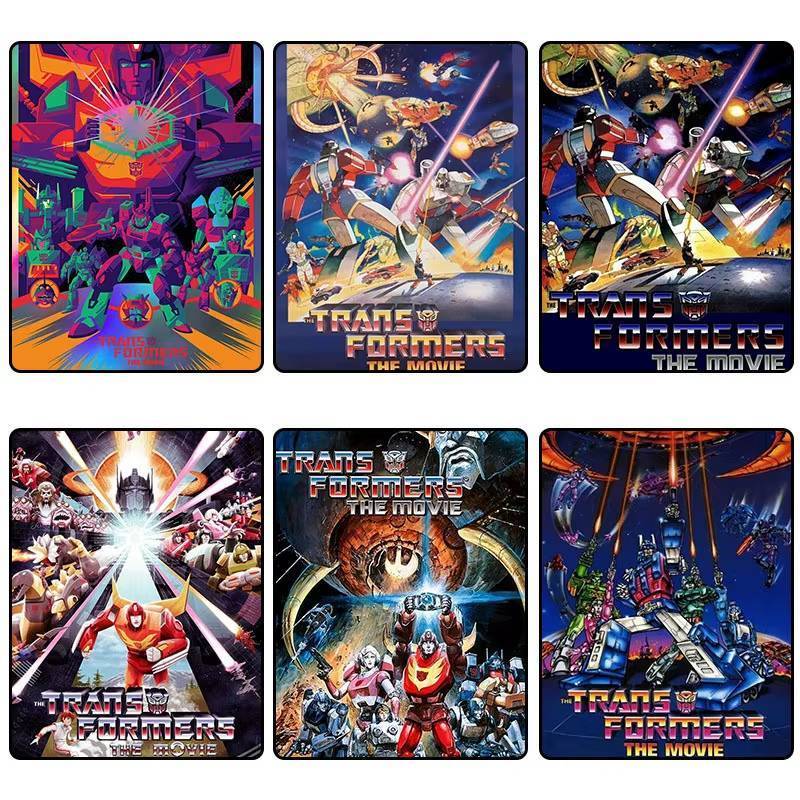 1 Poster Transformers Optimus Prime & Rodimus Prime, In Canvas Unframed Chống Thấm Nước Sci-Fi, Nghệ