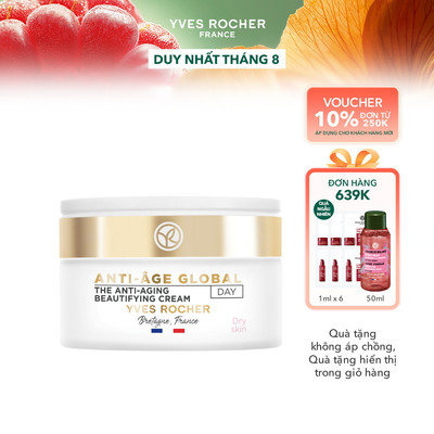 Kem dưỡng chống lão hóa ban ngày Yves Rocher Anti-Age Global Day Care Pot 50ml