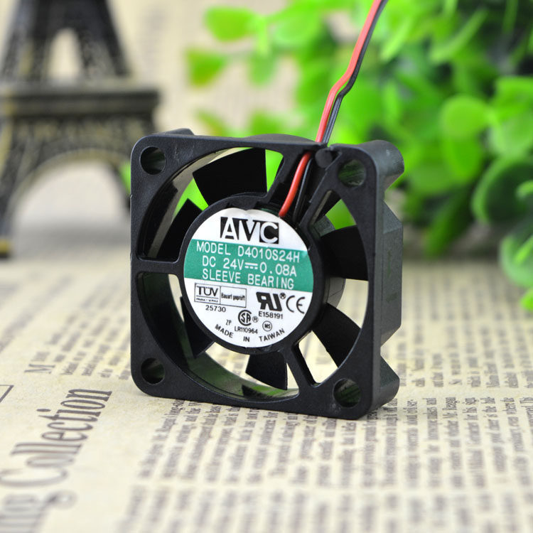 Quạt làm mát điện 4CM AVC 4010 24V 0.08A Đài Loan D4010S24H