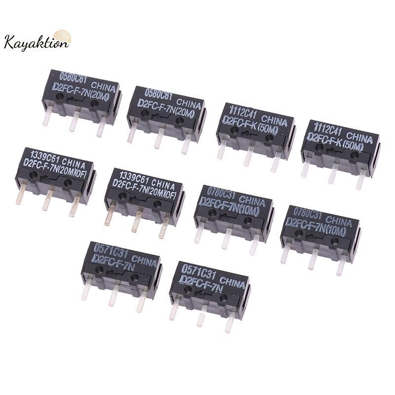 Kayaktion 2 Chuột Micro Switch D2FC-F-7N 10M 20M D2FC-F-K (50M) -RZ D2F D2F-01 D2F-01F D2F-L D2F-01L