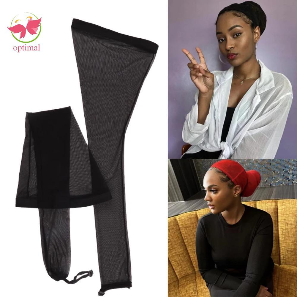 OPTIMAL LIMIT Lưới Ren Hairnet, Stocking Braid Cylinder Hair Sleeve Wig Braid Braids Tay áo, Kiểu tó