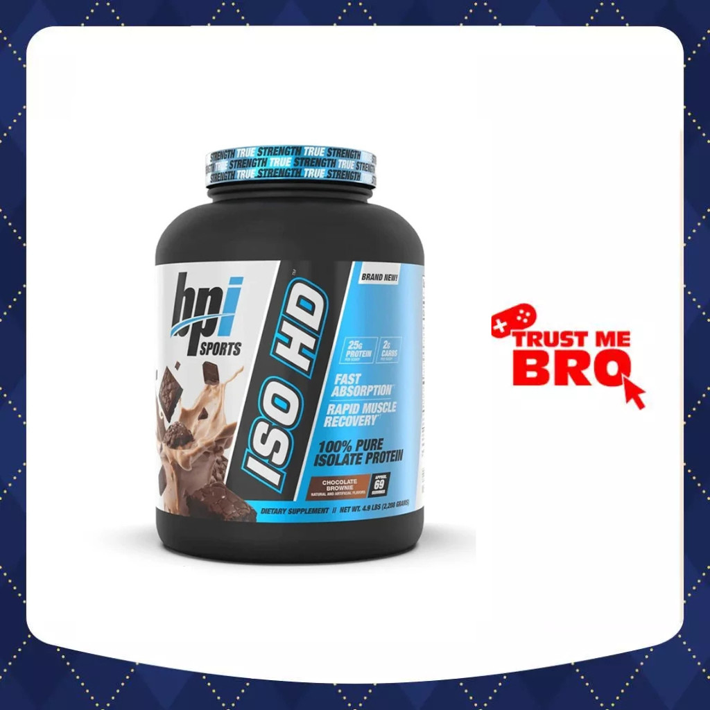 ISO HD BPI Whey Protein Isolate 100% 5Lbs (2,3 Kg)