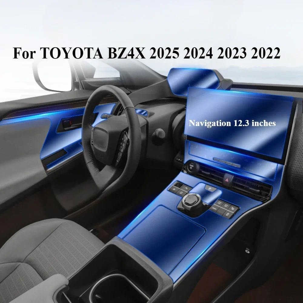 Dành Cho Xe TOYOTA BZ4X 2025 2024 2023 2022Phụ Kiện Phim Nội Thất TPU Trong Suốt Bảng Điều Khiển Điề