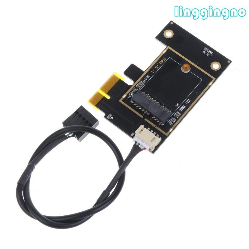 RR cho M 2 Thẻ Wifi M2 Ngff cho Key A E To Pci cho Express PCI-E 1X NGFF M2 Bộ chuyển đổi Wi-Fi cho 