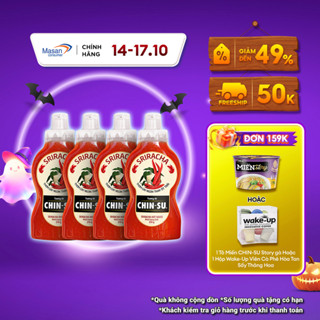 Combo 4 CHIN-SU Tương ớt Sriracha Chai 250g