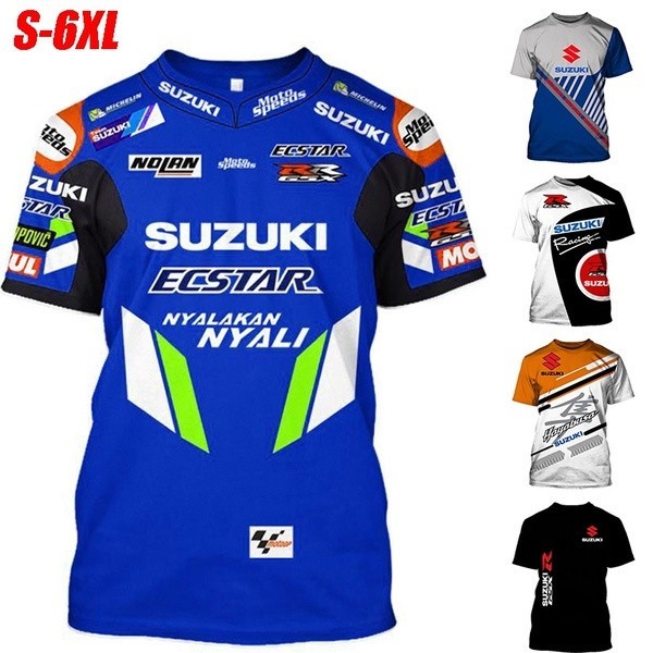 Áo thun nam thời trang họa tiết Suzuki Moto GP Xstar