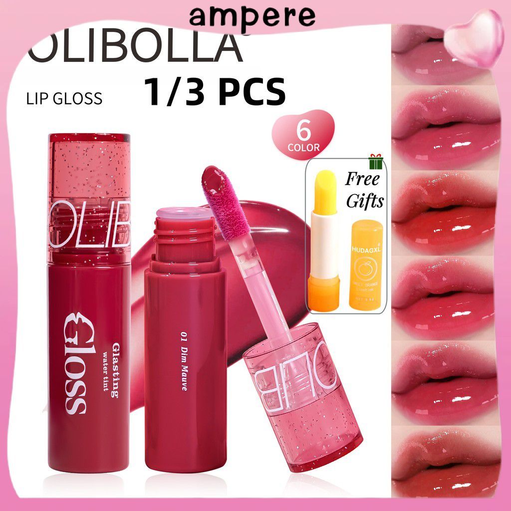 EELHOE 1/3 thỏi son Olibolla Pearlescent Lipstick làm trắng không phai màu dưỡng ẩm son bóng