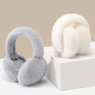 Bịt chụp tai giữ ấm nữ Acantha&Rose chất liệu len bông nhung mềm mại phụ kiện mùa đông phong cách Hàn Quốc