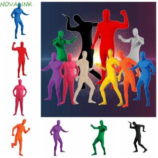 Bộ đồ toàn thân NOVALINK, Bộ đồ liền quần Spandex dành cho trẻ em Người lớn Zentai, Áo choàng tàng hình hiệu suất Trang phục nhiều màu Trang phục Bộ đồ liền thân bó sát cho nữ