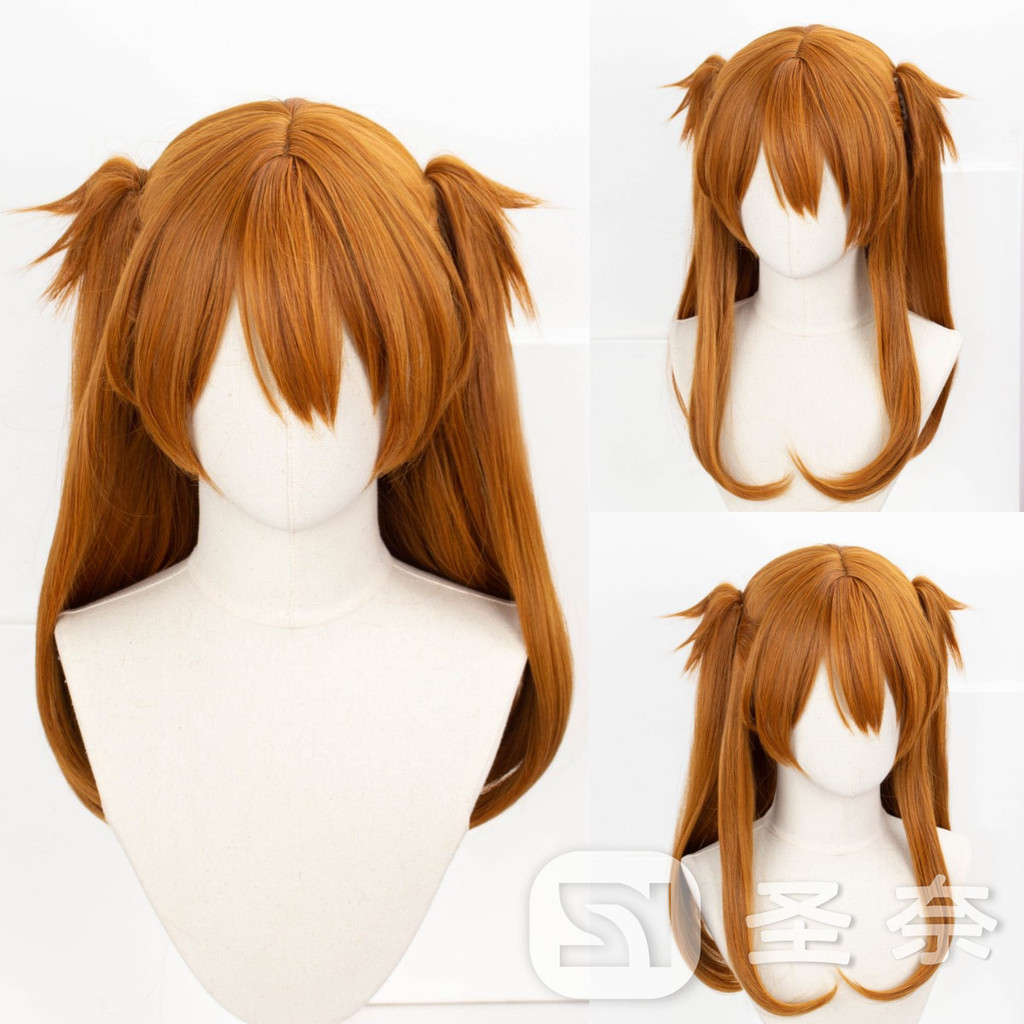 Asuka EVA Neon Genesis Evangelion Phong Cách Cosplay Anime Tóc Giả