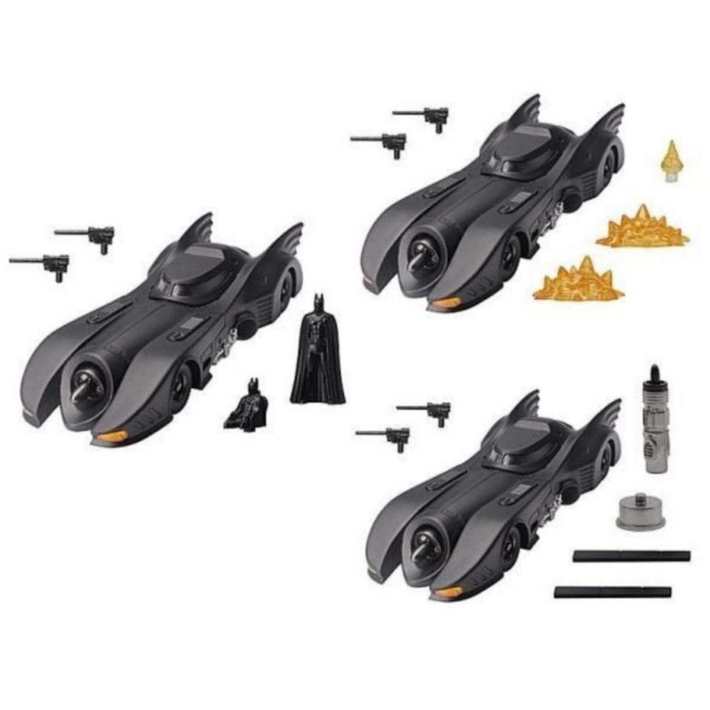 Takara Tomy Arts Hobby Gacha Batmobile × Bộ 3 loại Full Comp Gacha Capsule Toy