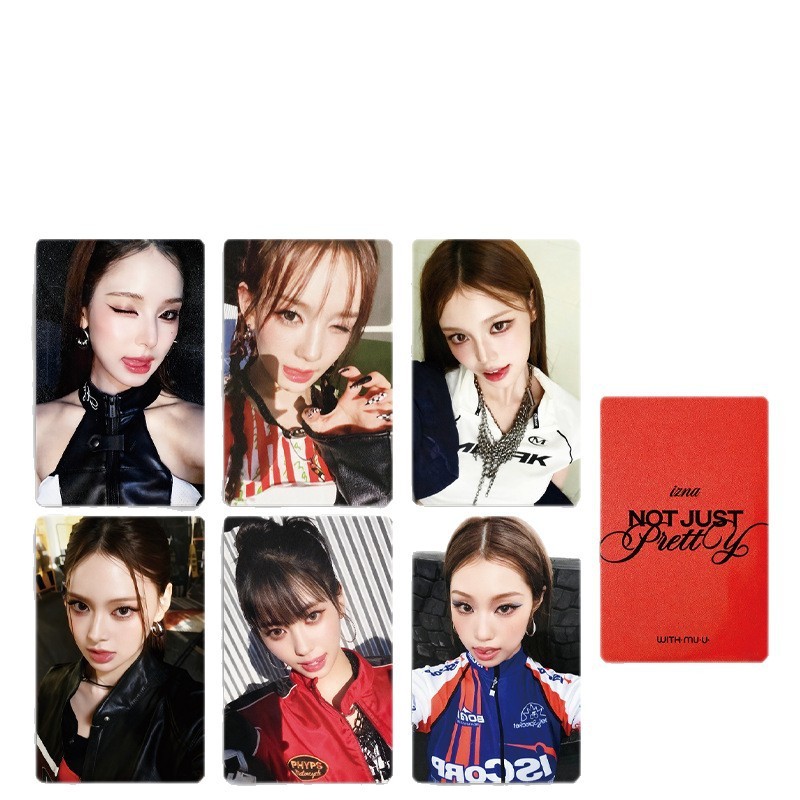 6 chiếc IZNA Không Chỉ Đẹp Photocards BEEP SIGN N / a Who Dat Girl? TIMEBOMB Lomo Cards MAI JEEMIN K