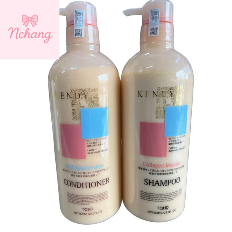 Dầu gội xả dưỡng sinh cao cấp KENDY 800mlx2 ( Nhật Bản ) NC