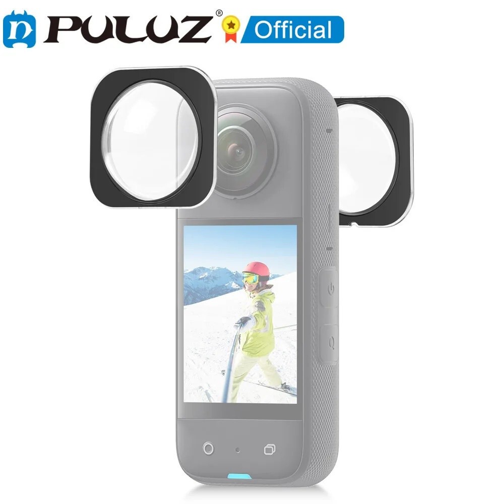 PULUZ For Insta360 X3 Lens Guard Optical Glass Protective Cover for Insta360 X3 Panoramic Motion Cam