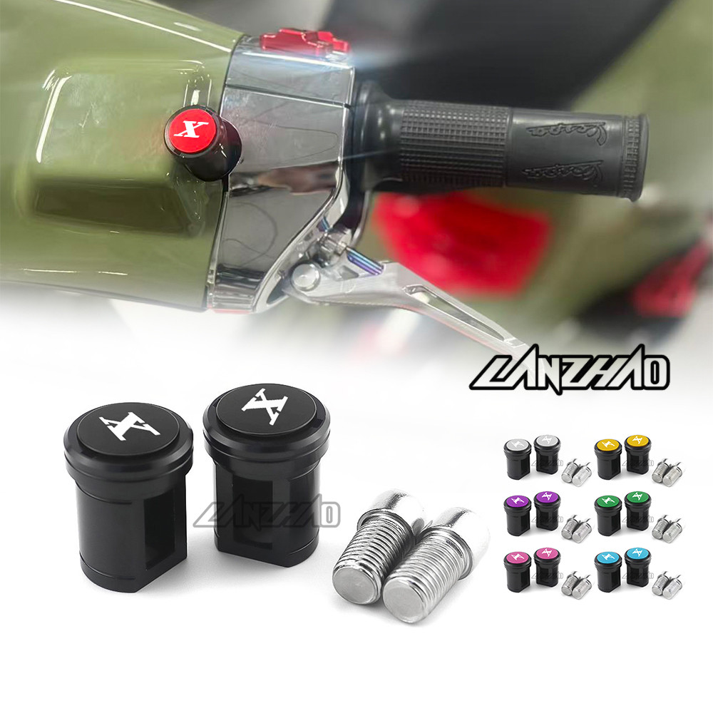 Dành Cho Lambretta X300 X125 Gương Lỗ Adapter Gương Bu Lông Phụ Kiện