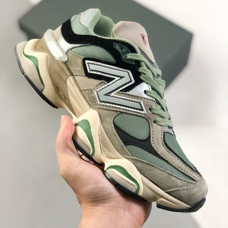 Giày nam NB nb9060 NB phù hợp với phong cách cổ điển thông thường tăng cường chống sốc Giày chạy bộ 