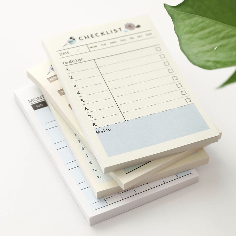 Học tập Kế hoạch lịch trình đơn giản Notepad Notepad có thể xé được Notepad Kế hoạch hàng tháng Kế h