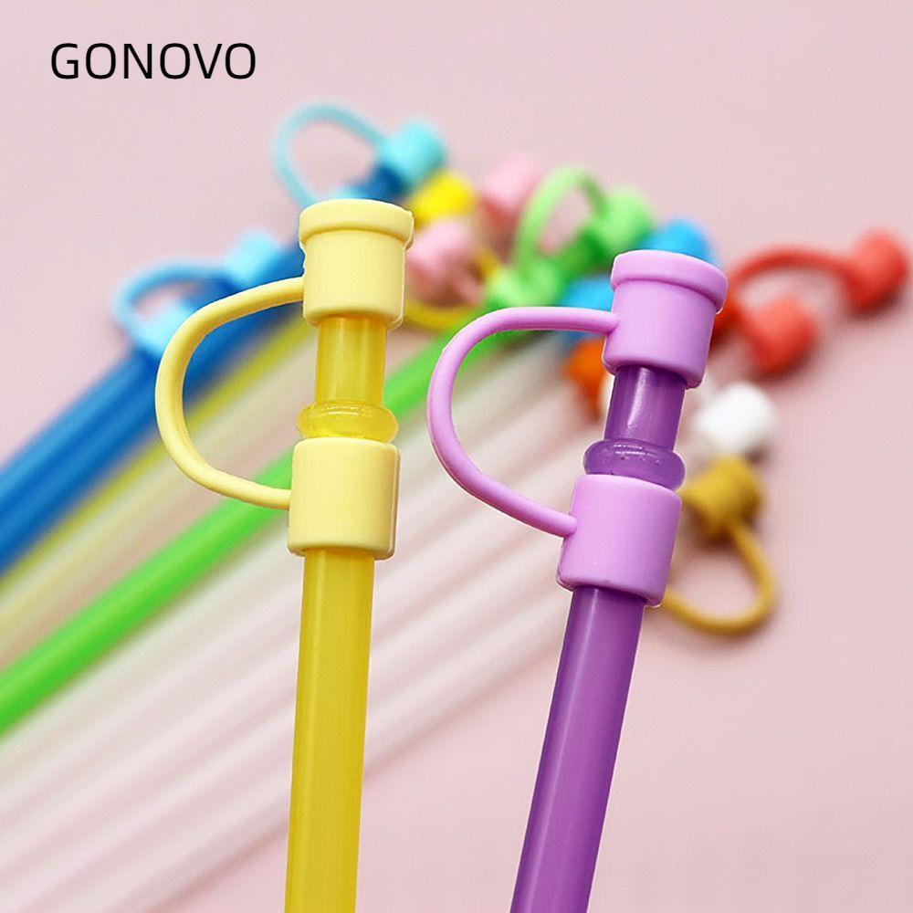 GONOVO Ống Hút Topper, Niêm Phong Tốt Đầu Ống Hút 8 Mm, Nhỏ Gọn Chống Bụi Nắp Bảo Vệ Ống Hút Đầu Nắp