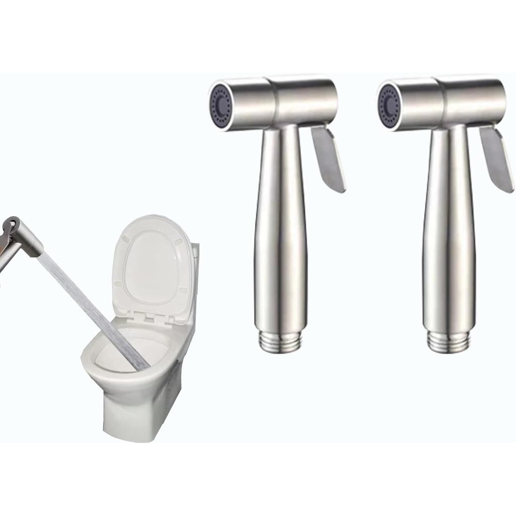 2 Miếng Bidet Đầu Xịt Thép Không Gỉ Bidet Đính Kèm, Máy Phun Bidet Cầm Tay Cho Nhà Vệ Sinh