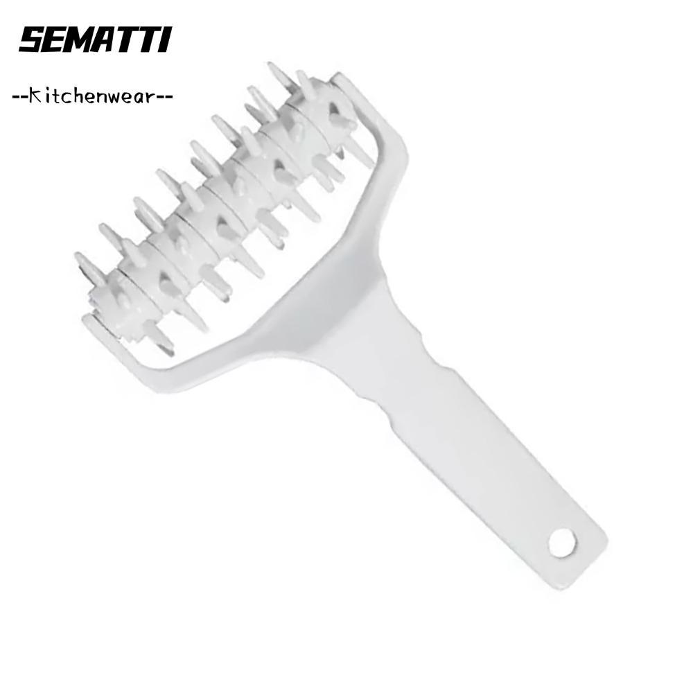 SEMATTI Bột Docker Con Lăn, Ngăn Ngừa Vỉ PP Pizza Dough Docker, Bền Tiết Kiệm Nhân Công Lỗ Puncher C