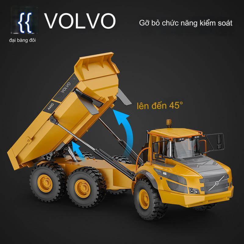 Xe Ben Điều Khiển Từ Xa Volvo E591- A40G Tỉ Lệ 1:20, Ben Lúc Lắc Volvo E591