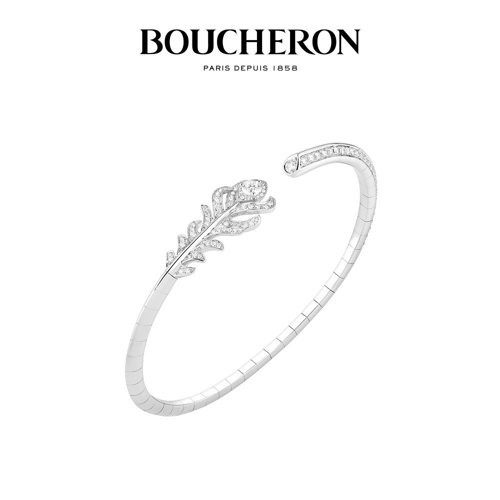 【 ❈ ✽ ❈ ❈ ❈ ❈ ❈ 】 BOUCHERON / ❈ ❈ ❈ ❈ Nature Plume De Paon ❈ ❈ ❈ ❈