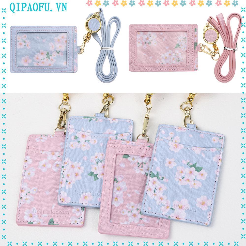 NENTEY Holders ID Bus Card Nữ Cherry ID Card Cover