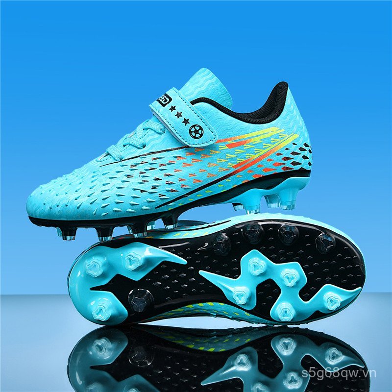Bóng Đá Cleats Giày Bóng Đá Móc Vòng Dây Trẻ Em Phong Cách Mới Giày Bóng Đá FG TF RBV4