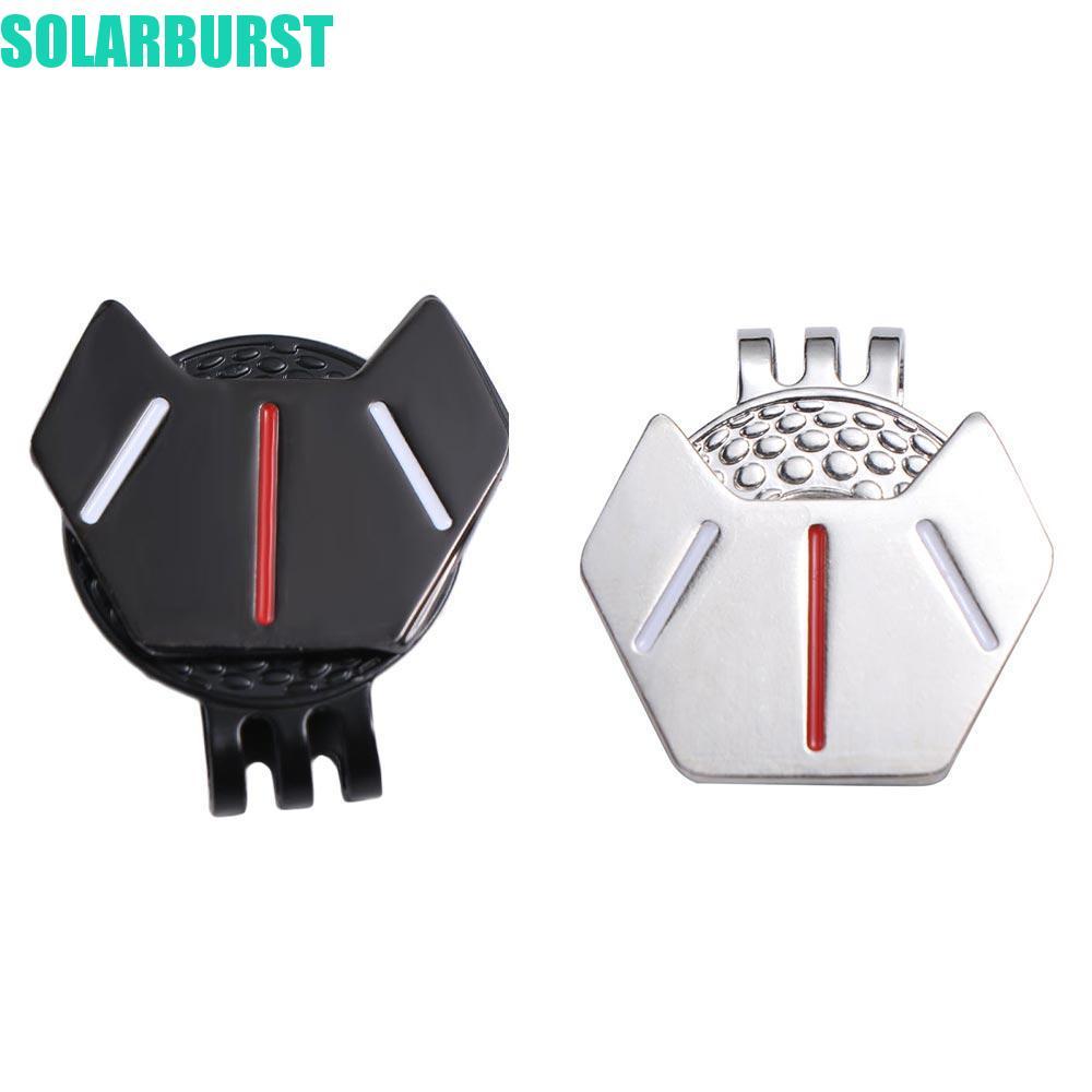 SOLARBURST Golf Hat Clip Ball Marker, Hợp kim kẽm Golf Marker, Golf Ball Marker All-Portable Tiện lợ