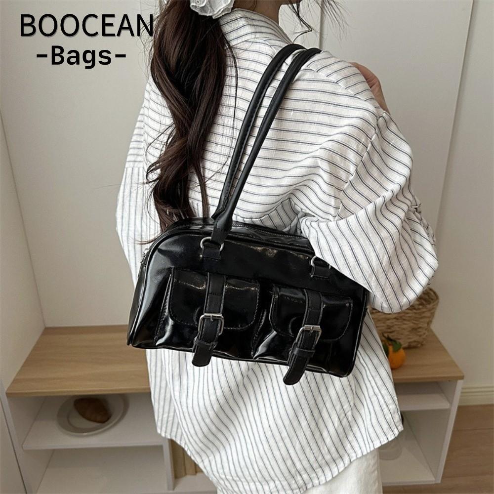 Túi Đeo Vai BOOCEAN, Túi Tote Dung Tích Lớn Hình Gối, Túi Xách Da Pu Nữ
