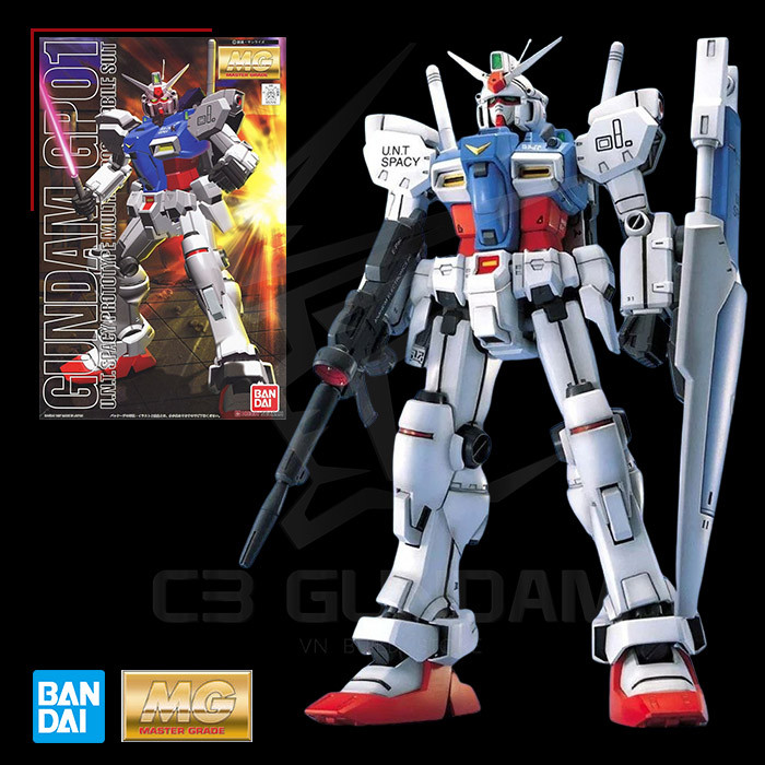 [BANDAI] MÔ HÌNH MG 1/100 Gundam GP01 C3 GUNDAM