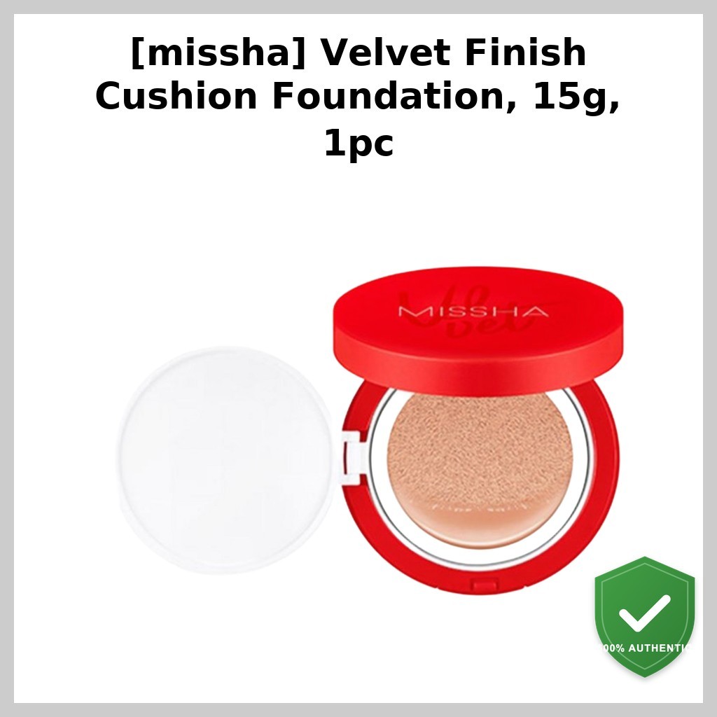 [missha] Kem nền nhung hoàn thiện, 15g, 1 cái/ Kem nền Hàn Quốc/ Hoàn thiện nhung/ Chính hãng của HO