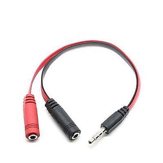Cáp chia Audio 3.5mm ra Mic và Loa