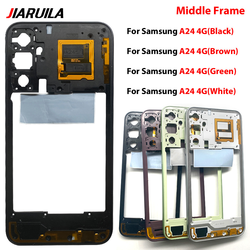 Khung Giữa Viền Tấm Vỏ Khung Sau Cho Samsung Galaxy A06 A16 A24 4G 5G