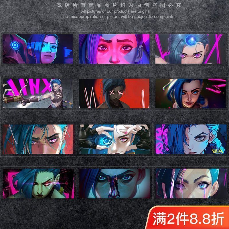 Jinx jinx JDM Phản Quang Trang Trí Xe Hơi Miếng Dán Jinx Mắt Kính Chắn Gió Body Scratch Sticker