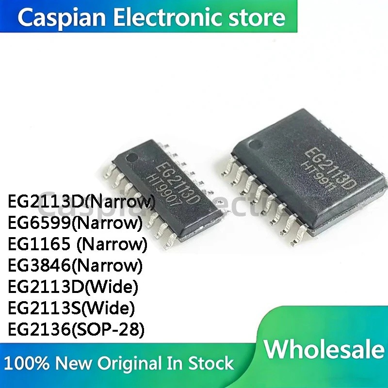 5 Chiếc EG2113D EG6599 EG1165 EG3846 EG2113D EG2113S SOP-16 EG2136 SOP-28 IC Chip Còn Hàng Bán Buôn