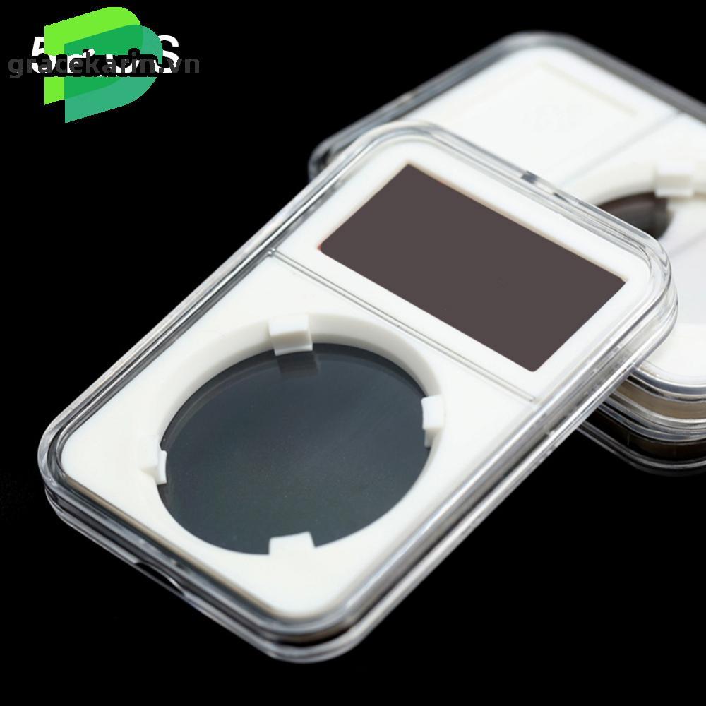 [GRCEKRIN-VN]Coin Box Protective 39mm 5pcs Organizer Set Storage Capsule Collecting