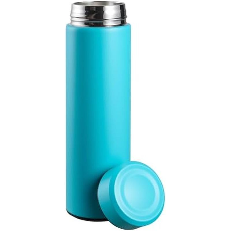 PARACITY Insulated Water Bottle, 15 oz Stainless Steel Water Bottles, Double Wall Vacuum for Hot Dri