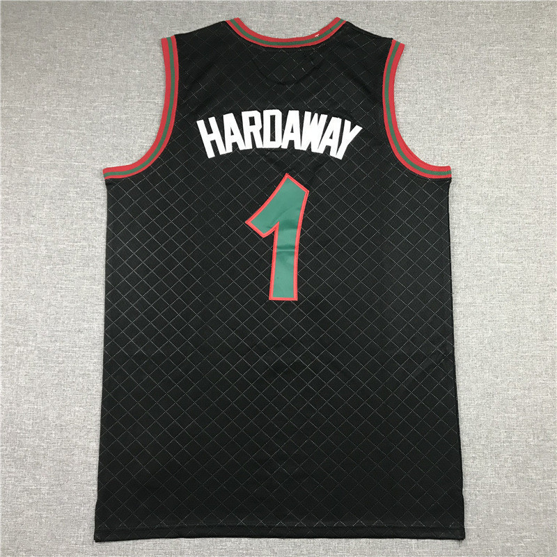 Áo bóng rổ sọc thêu, áo đội Unisex Orlando Magic, Với số lượng Hardaway