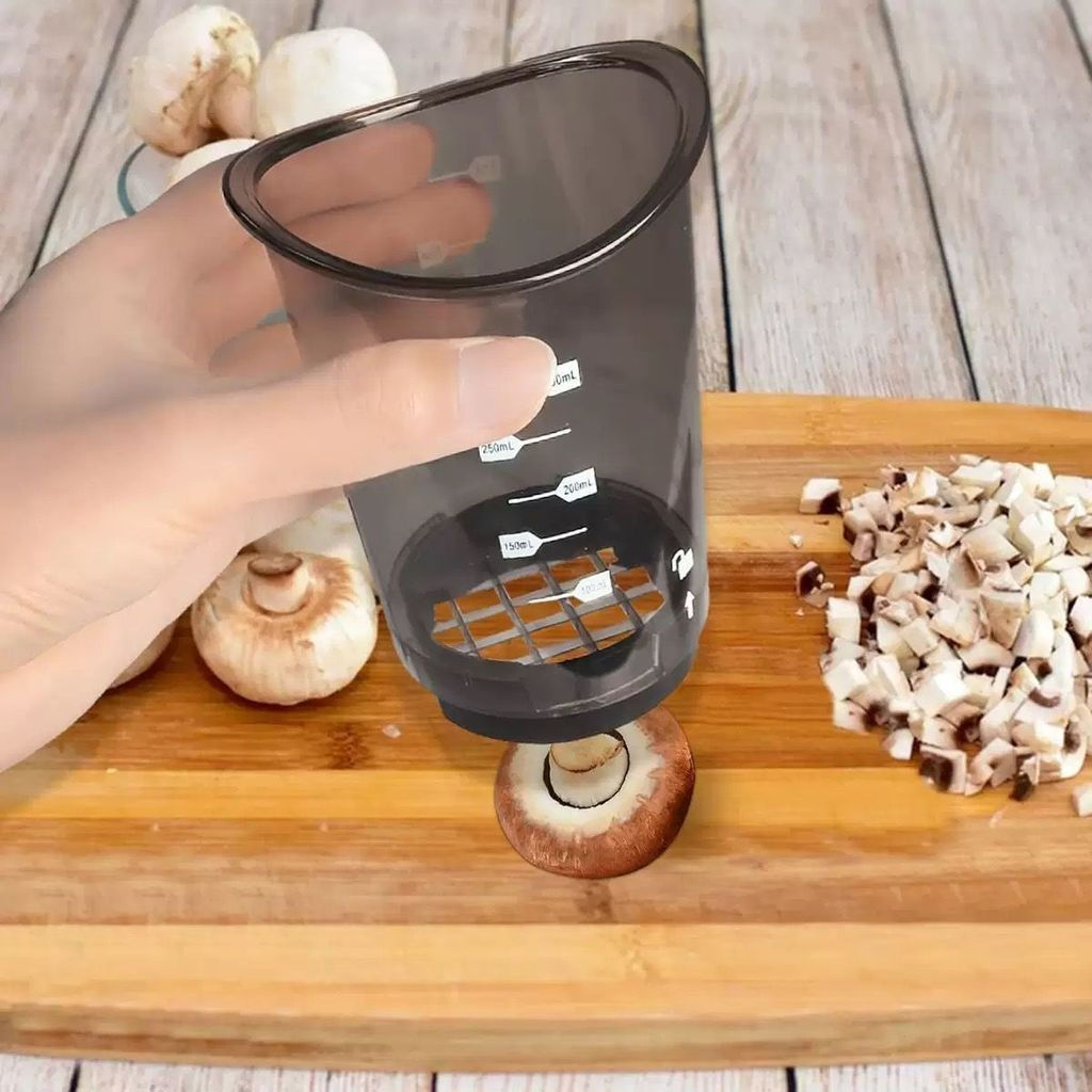 Cutting tools12y Mushroom Chopper Cup Multifunctional Machine 3-in-1 Cucumber Slicer Strawberry Dice