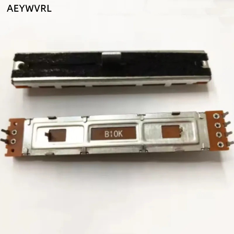 Máy trộn 88mm A10K B10K thẳng trượt chiết áp A10K B10K đôi phai tay cầm dài 15MM SC-609G