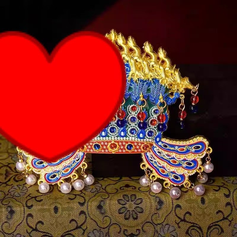 Phoenix Crown Tủ Lạnh Dán AR Triển Lãm Quốc Gia Cửu Long Jiufeng Văn Hóa Sáng Tạo Quà Tặng Nhỏ Bắc K