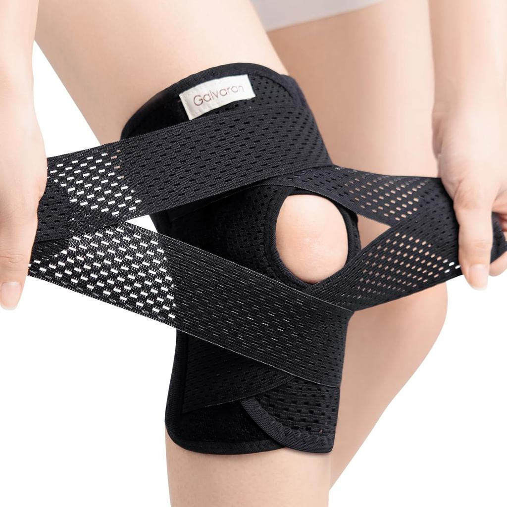 Nẹp đầu gối Galvaran có chất ổn định bên hông cho đau đầu gối ở nách ACL MCL Phục hồi chấn thương vi