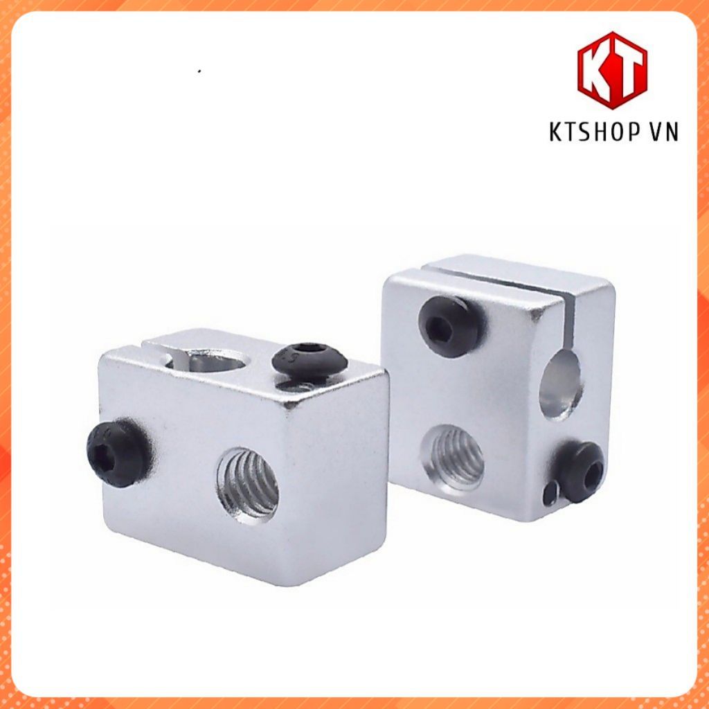 Giá đỡ dẫn nhiệt E3D V6, Block nhiệt E3D V6  - THANH LÝ NGHỈ BÁN