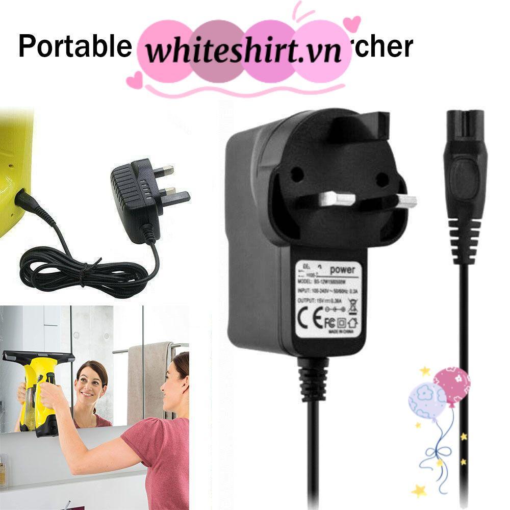 WHITESHIRT Bộ nguồn chân không Bộ sạc dây điện áp kép cho Karcher Bộ sạc cho Karcher cho Karcher