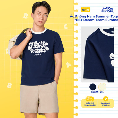 [BST Dream Team Summer] Áo Phông Nam Yody Summer Together MCTS26S029