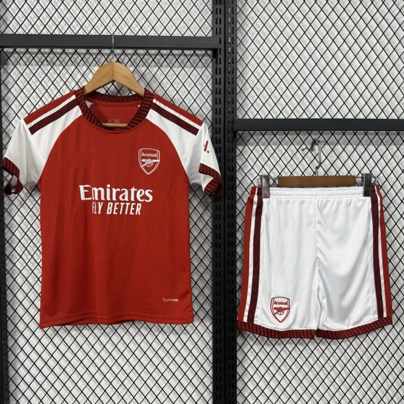 26-27 Rsenal Club Home Jersey Kids SAKA #7 Gạo #41 Bộ áo bóng đá #268413